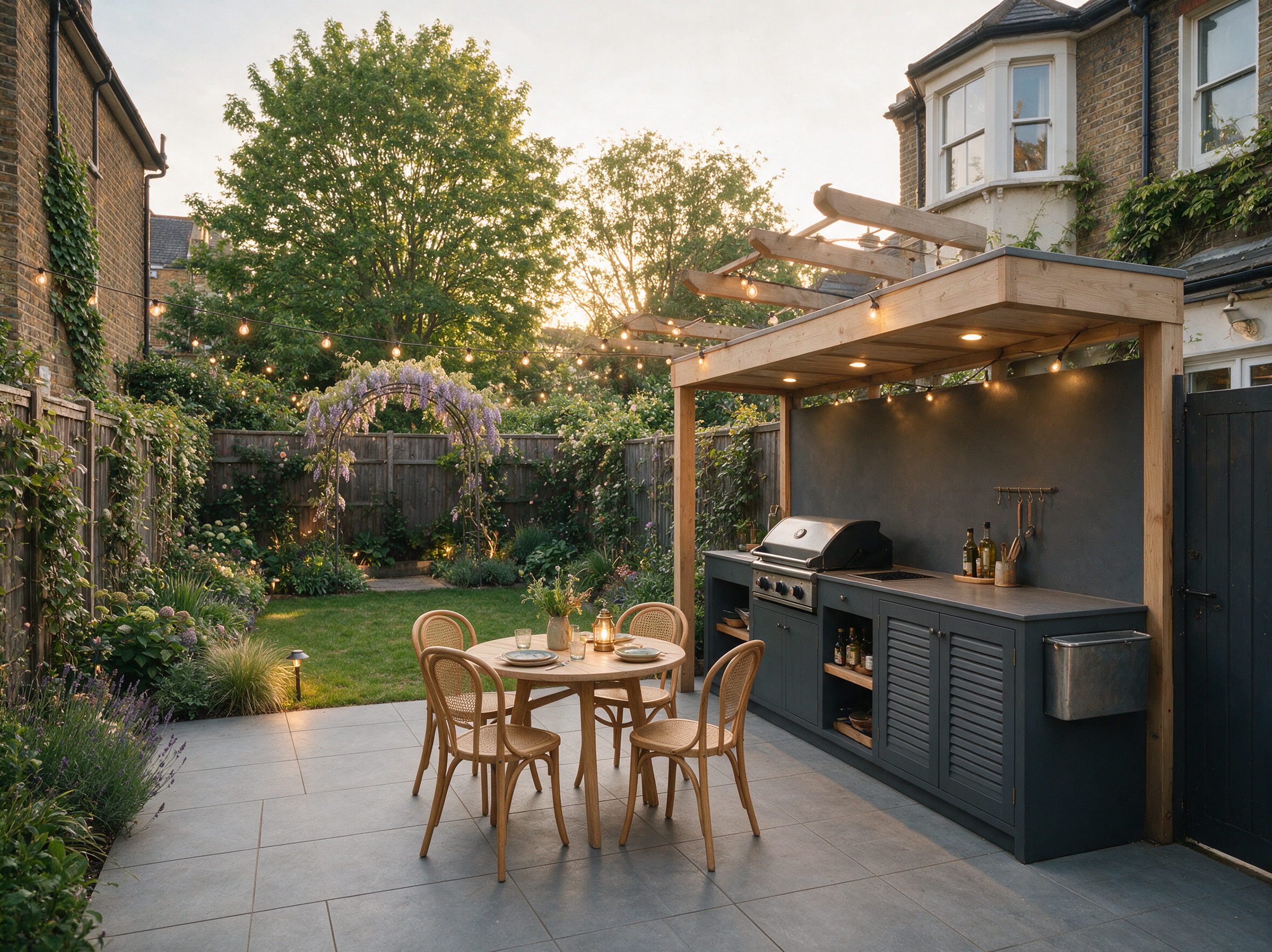 Outdoor Kitchen Terrace example in Clapham