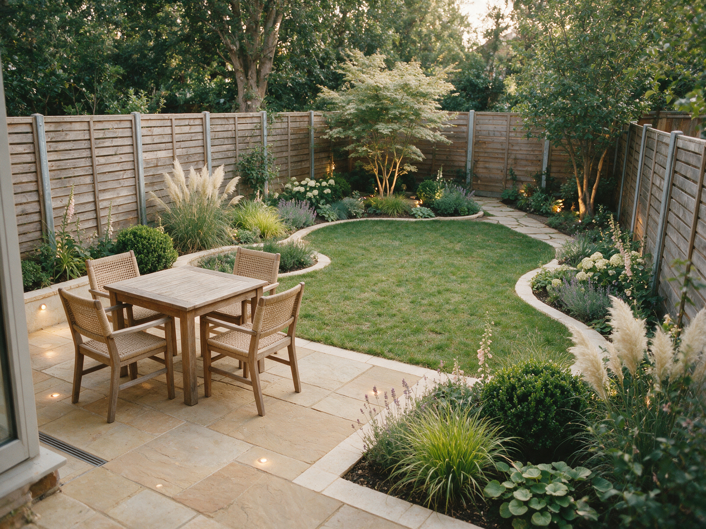 Family Lawn & Planting example in Richmond