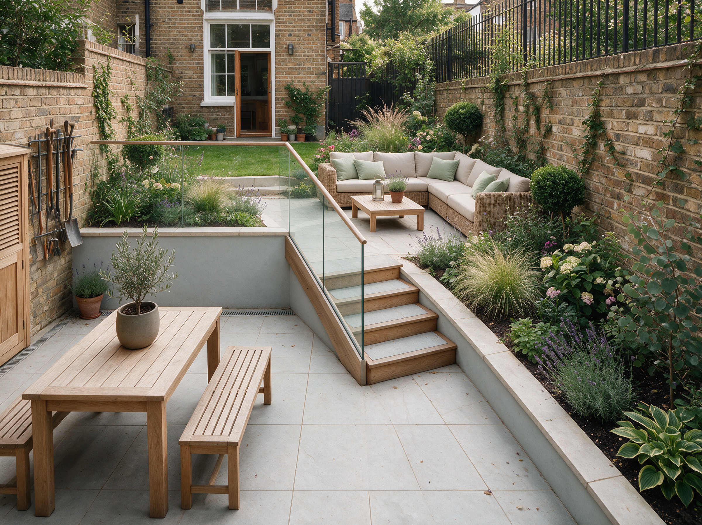 Small Garden Makeover example in Wandsworth